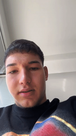 Students film selfies, socialize in Zlatograd classroom Monday morning