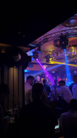 Nightclub scene captured by witnesses in Targovishte, Bulgaria