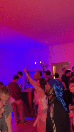 Tbilisi night out under neon lights, late June 2026