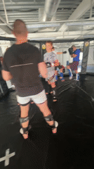 MMA training session captured in Perm, Russia