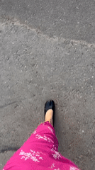 Evening street life captured in Chaikovsky, Russia