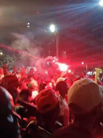 Night celebration draws crowds to central Nairobi streets