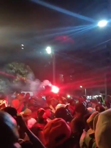 Night celebration draws crowds to central Nairobi streets