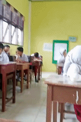 Classroom life at a school in Keudekrueng, Indonesia