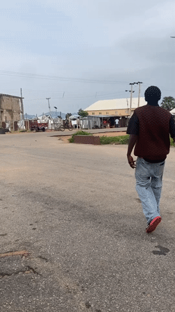 Street life and nature details in Kuson, Nigeria