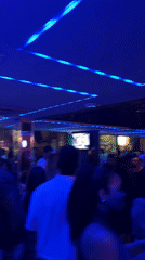São Paulo nightclub hosts live music, dancing crowd
