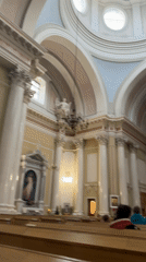 Witness documents church interiors and tunnel scenes in Saint Petersburg