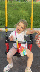 Summer playground morning in Khabarovsk, complete with ice cream