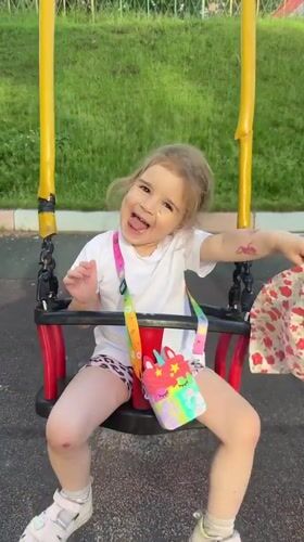 Summer playground morning in Khabarovsk, complete with ice cream
