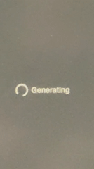 London resident films computer screen showing loading interface