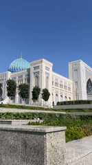 Witness documents ornate Temurid Museum in Tashkent