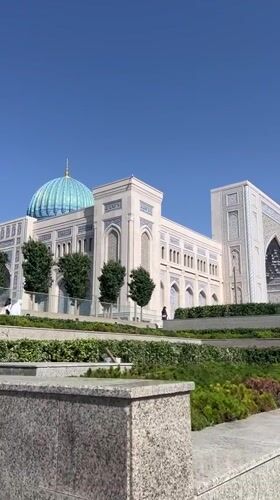 Witness documents ornate Temurid Museum in Tashkent