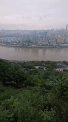 Women in Traditional Dress Photograph Chongqing Skyline