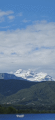 Scenic mountain view recorded in Spanish Pyrenees region