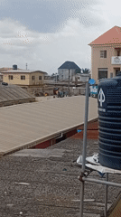 Overcast urban landscape documented in Ikeja, Nigeria