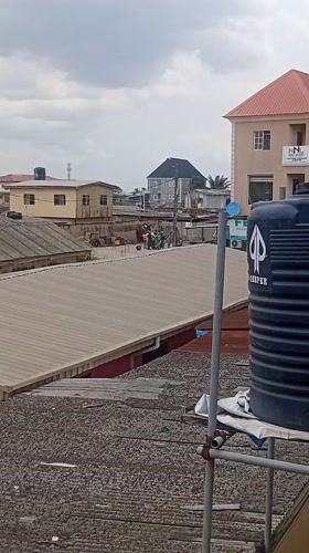 Overcast urban landscape documented in Ikeja, Nigeria
