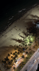 Nighttime coastal scenes documented across Đà Nẵng resort district