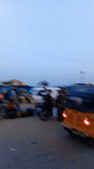 Evening street life documented in Ikeja, Nigeria marketplace district
