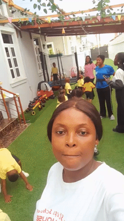 Preschool playground activities documented at Rhyme House in Ojomu