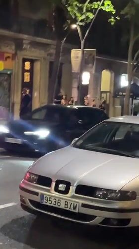 Late-night social activity recorded across Barcelona entertainment district