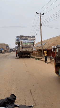 Foggy morning street life documented across Bukuru Nigeria