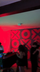 House party with DJ and dancing captured in São Paulo