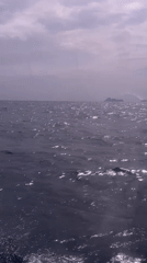 Boat encounters rough seas off Rawai, Thailand