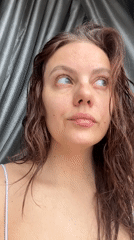 Woman photographed in multiple indoor poses in Chaikovsky