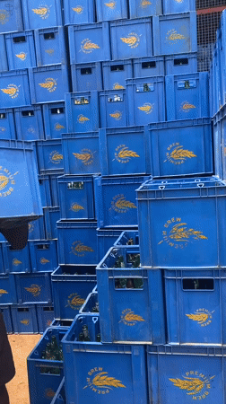 Beer distribution operations documented in Gura Top, Nigeria