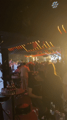 Nightclub scene captured in Sofia, Bulgaria early Saturday morning