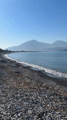 Peaceful morning scene documented at Fethiye beach, Turkey