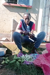 Morning routines documented in rural Kenya community yard scenes