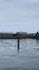 Boat journey documented across Lekki waters under cloudy skies