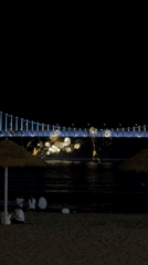 Fireworks light up Gwangan Bridge on a Busan summer night