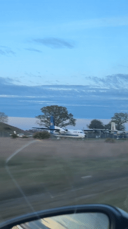 Grounded aircraft collection spotted in Norwich field