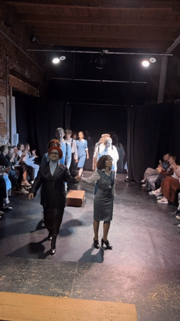 Theatrical performance with period costumes staged in Izhevsk, Russia