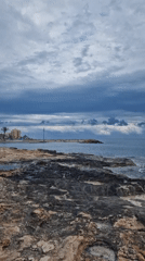 Coastal views and bronze statue captured in Torrevieja, Spain