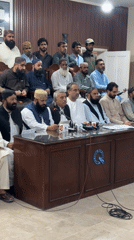 Press conference held at Quetta Press Club in Pakistan