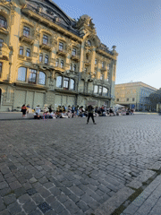 Protesters fill Odesa's historic square with signs and posters