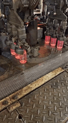 Glass jar production line documented at Bulgaria manufacturing facility