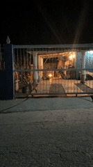 Nighttime illumination scenes captured in two Venezuelan towns