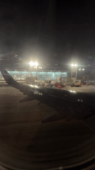 Traveler documents airport journey and meal in Yerevan