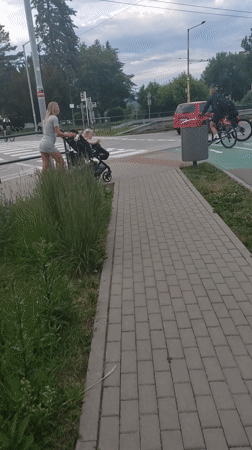 Ordinary street life documented in Prešov, Slovakia