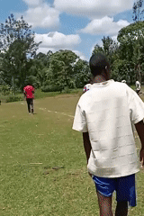 Local soccer match played in Lumakanda ward, Kenya
