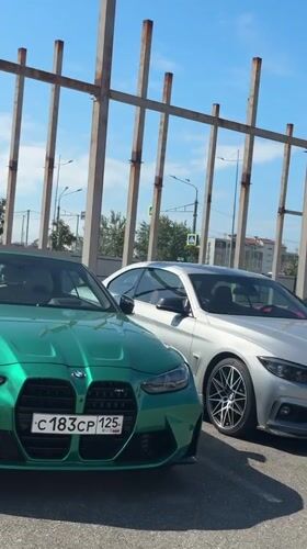 Three luxury cars spotted parked in Sirius, Russia