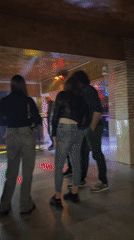 Evening nightlife scene captured at Dobrich bar