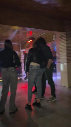 Evening nightlife scene captured at Dobrich bar