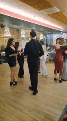 Group dancing observed at Burgas restaurant venue