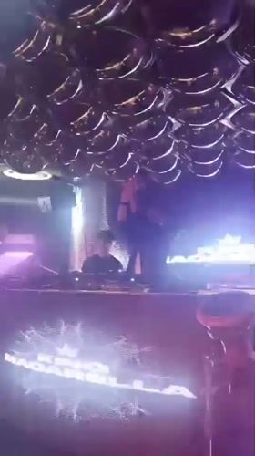 Live club night in Dushanbe featuring DJ and keyboard performance