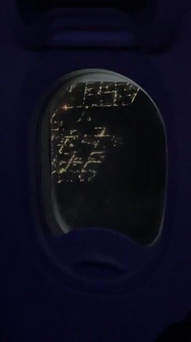 Traveler documents nighttime journey through Buenos Aires airport
